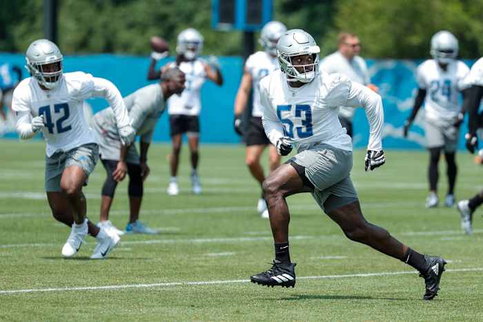 Detroit Lions defensive lineman Charles Harris